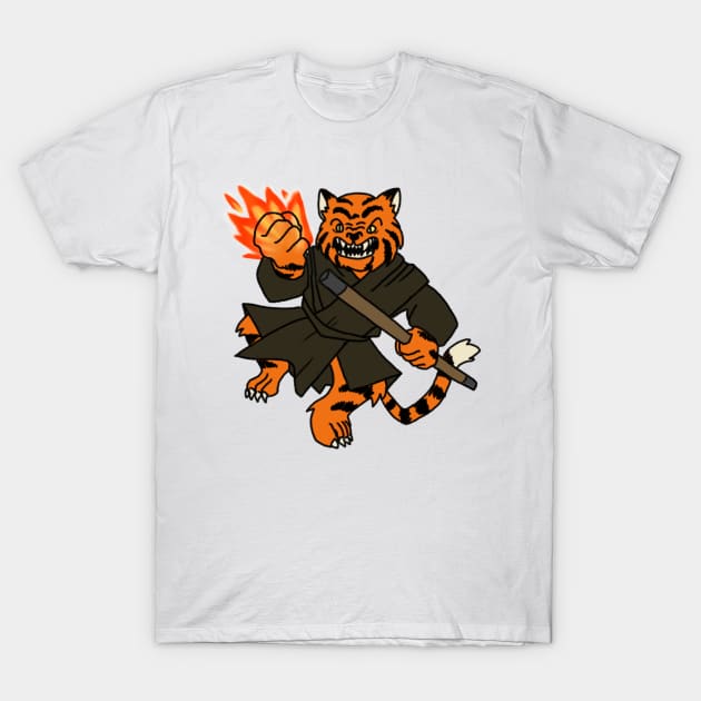 Tabaxi Monk T-Shirt by NathanBenich